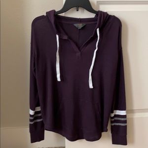 Pullover hooded sweater